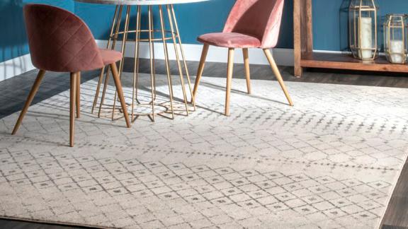 Mistana Lucienne Geometric Gray Rug