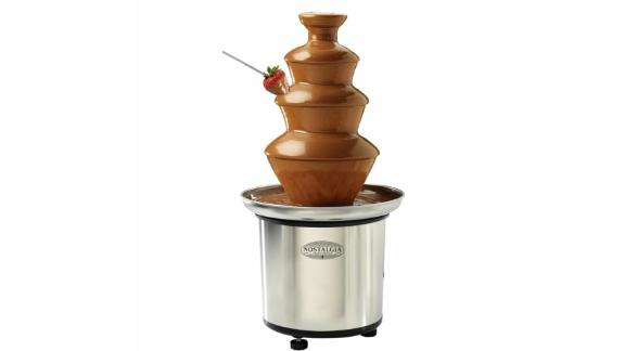 Nostalgia 4-Tier Stainless Steel Chocolate Fondue Fountain