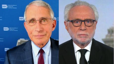 Blitzer to Fauci: Who should we trust, you or President Trump?