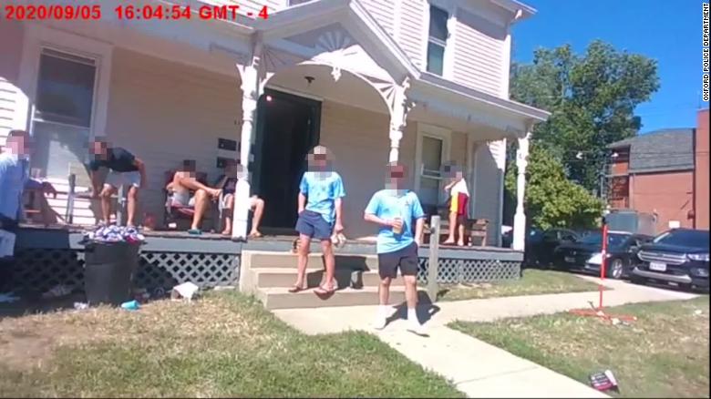Ohio college students were cited after hosting a house party despite testing positive for Covid-19