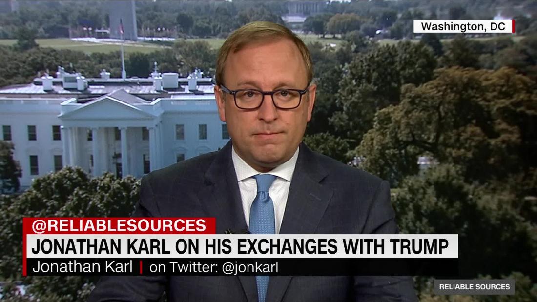 Jon Karl On The Moment He Asked Trump Why Did You Lie Cnn Video 8256