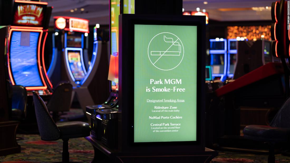 Park mgm to become first smoke free casino on vegas strip