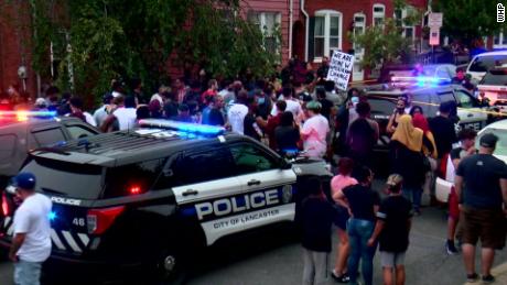 Protests erupt in Lancaster, Pennsylvania, and arrests made after a police officer shot and killed a 27-year-old man
