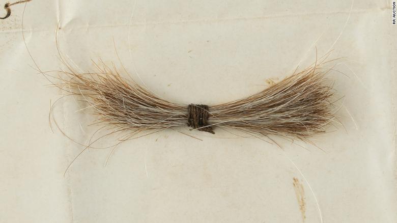 Abraham Lincoln’s lock of hair sells for more than $81,000 at auction