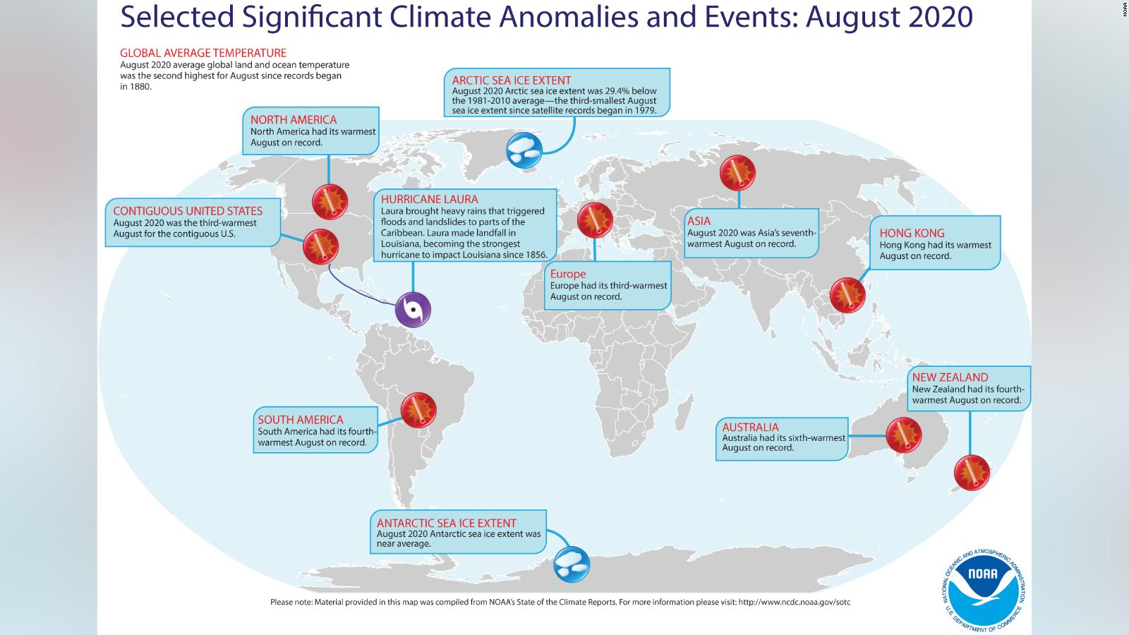 Northern Hemisphere Endures Its Hottest Summer On Record Cnn