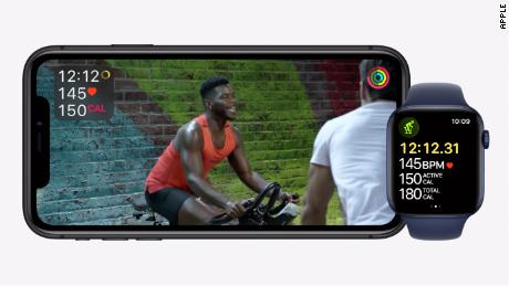 Apple takes on Peloton with Fitness+ service