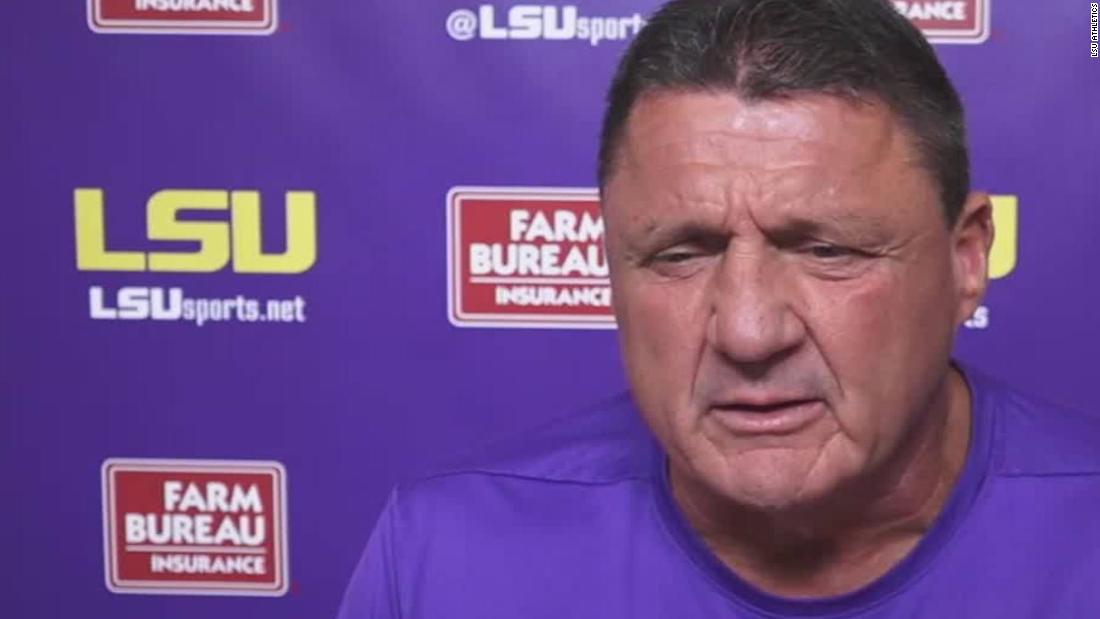 Orgeron: Most LSU players have had, recovered from COVID-19