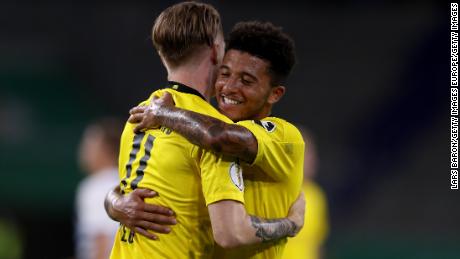 Jadon Sancho is one of the latest youngsters to appear in the first team. 