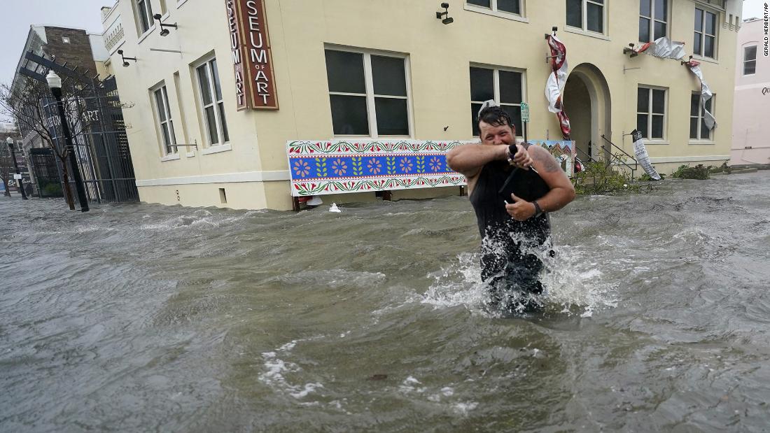 Sally pours four months of rain in four hours onto Florida