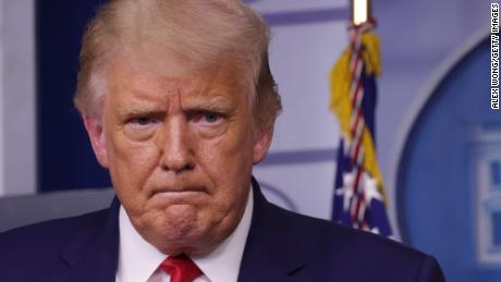 WASHINGTON, DC - SEPTEMBER 16: U.S. President Donald J. Trump speaks to the press during a news conference in the James Brady Press Briefing Room of the White House on September 16, 2020 in Washington, DC. Trump continues to trail challenger Joe Biden in the polls with the election less than two months away. (Photo by Alex Wong/Getty Images)