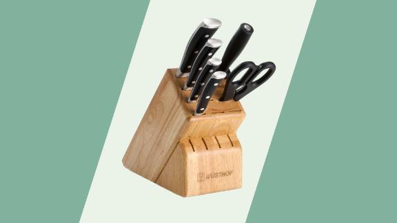 Wüsthof Classic Ikon 7-Piece Walnut Block Knife Set 