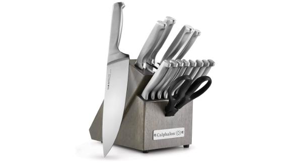 Calphalon Classic Self-Sharpening Stainless Steel 15-piece Knife Block Set