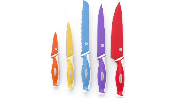 Vremi 10-Piece Colorful Knife Set