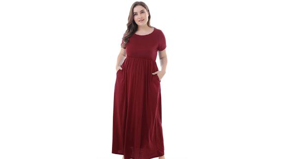 Nemidor Plus Size Long Maxi Dress 