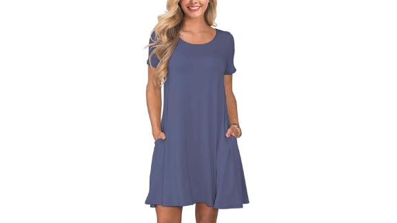 Korsis Summer Casual T-Shirt Dress