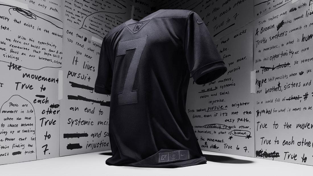 black kaepernick 49ers jersey