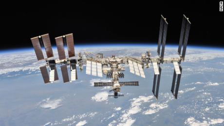 The International Space Station had to maneuver to avoid a collision with space debris on Tuesday.