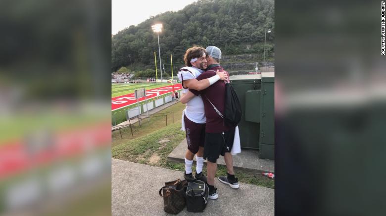 Nurse arranges for a plane to fly a dying father to see his son play football one last time