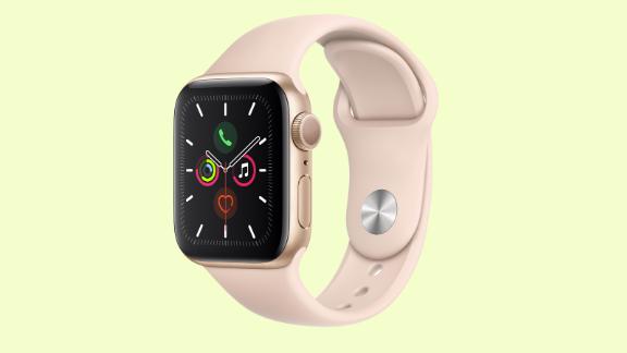 Apple Watch Series 5 GPS, 40mm Gold Aluminum Case with Pink Sand Sport Band