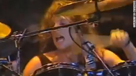 Here is Ed Bettintelli drumming at the Cat Club in New York City in the late &#39;80s.