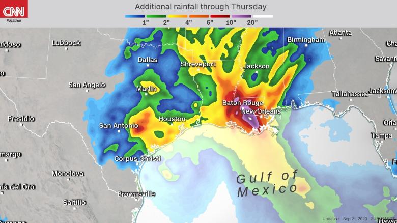 Tropical Storm Beta Makes Landfall In Texas Cnn