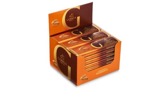 Godiva Milk Chocolate Pumpkin Spice Bar, 24-Pack