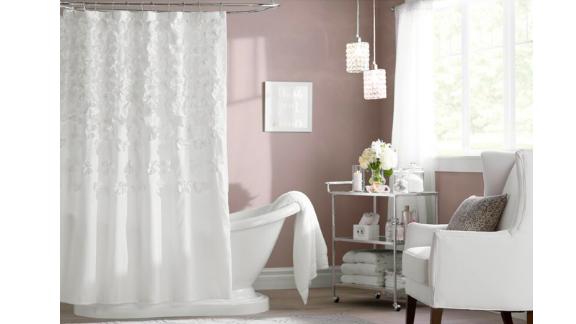 Willa Arlo Rieke Floral Single Shower Curtain