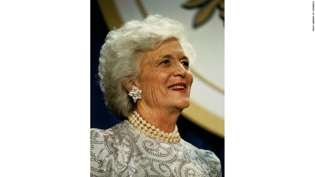 Immensely popular, First Lady Barbara Bush would joke that she was &lt;a href=&quot;https://www.latimes.com/archives/la-xpm-1992-02-16-mn-4595-story.html&quot; target=&quot;_blank&quot;&gt;&quot;everybody&#39;s grandmother&quot;&lt;/a&gt; while she served alongside husband George H.W. Bush&#39;s administration. Of the public&#39;s affection for her, Barbara Bush said it was the result of her being &quot;fair, and I like children and I adore my husband.&quot;&lt;br /&gt;Publicly, she de-emphasized politics and zoomed in on her passion for literacy, which was a core issue for her as a first lady. But she was also a political asset, so well-liked by the public that she gave a boost to her husband&#39;s campaigns and others too. In President Bush&#39;s term, Barbara Bush &lt;a href=&quot;https://millercenter.org/president/essays/bush-1989-barbara-firstlady&quot; target=&quot;_blank&quot;&gt;became the first first lady to campaign by herself on behalf of congressional candidates&lt;/a&gt; from her husband&#39;s party.&lt;br /&gt;&lt;br /&gt;&lt;strong&gt;Served: &lt;/strong&gt;1989 - 1993