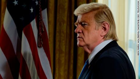 Brendan Gleeson as President Donald Trump in 'The Comey Rule.&quot;