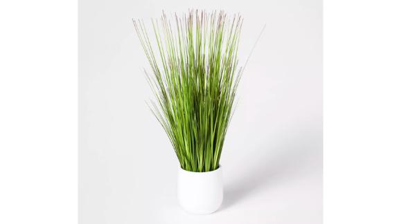 Threshold Artificial Grass Arrangement in Pot White