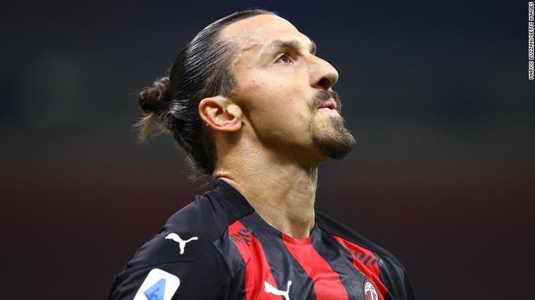 AC Milan star Zlatan Ibrahimovic tests positive for Covid-19