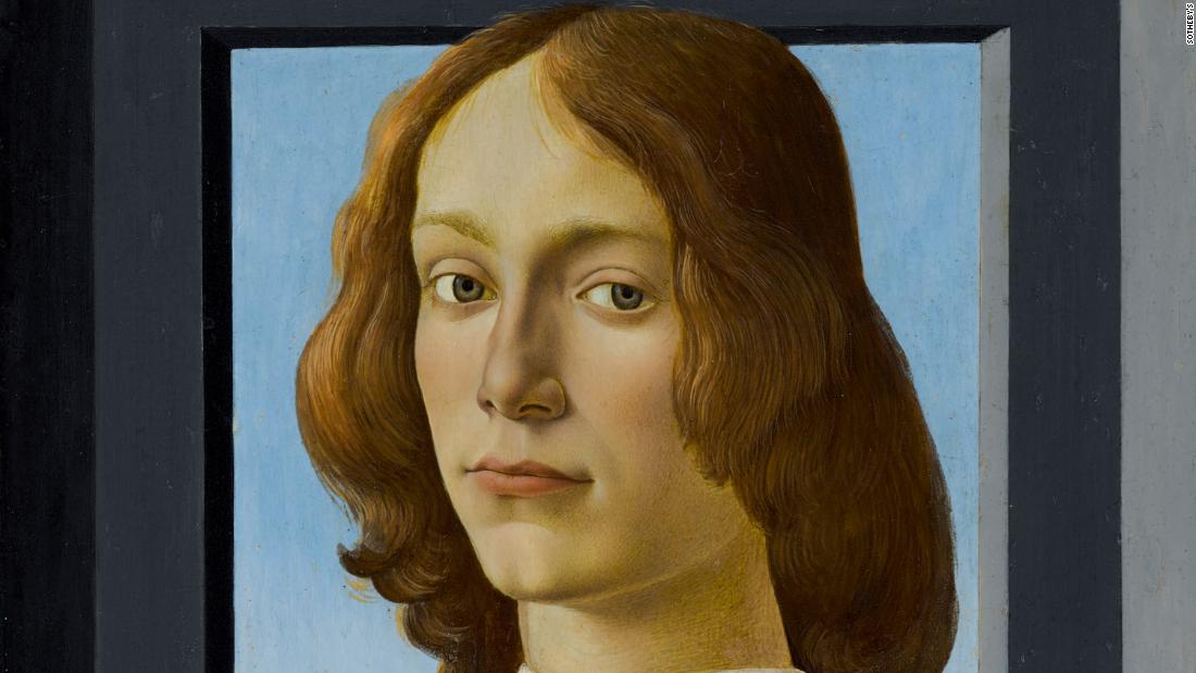 Botticelli’s portrait is up for auction for over $ 92 million