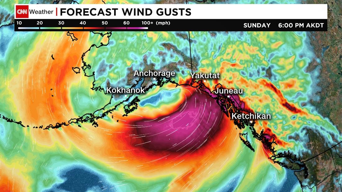 A rare hurricane force wind warning was just issued for Alaska CNN