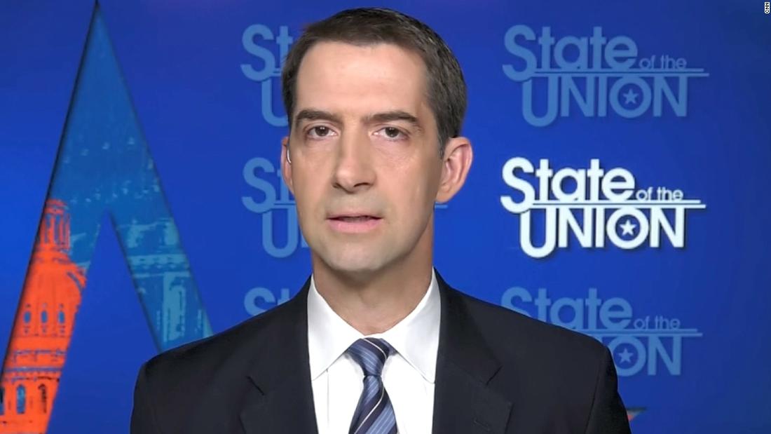 Sen. Tom Cotton (R-AR) says he believes that President Trump will win reelection and that the country will have a peaceful transition of power when Trump finishes his second term.