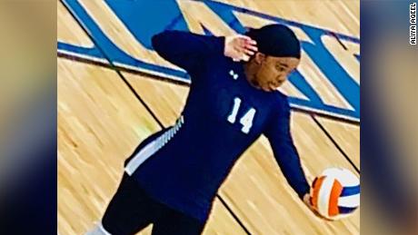 A Muslim athlete was disqualified from her high school volleyball match for wearing a hijab