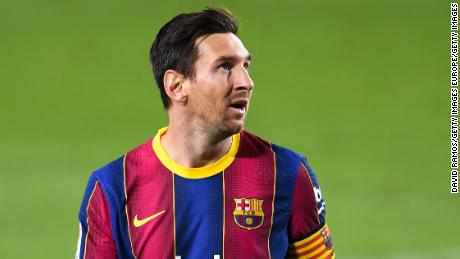 Lionel Messi scored in his first game for Barcelona since publicly admitting he wanted to leave.