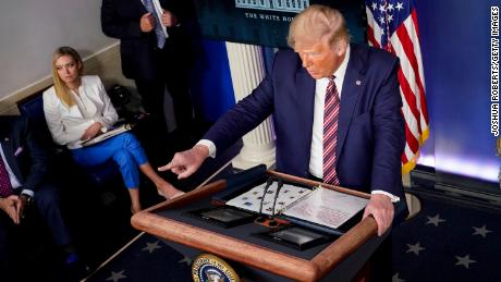 U.S. President Donald Trump speaks during a news conference in the Briefing Room of the White House on September 27, 2020 in Washington, DC. 