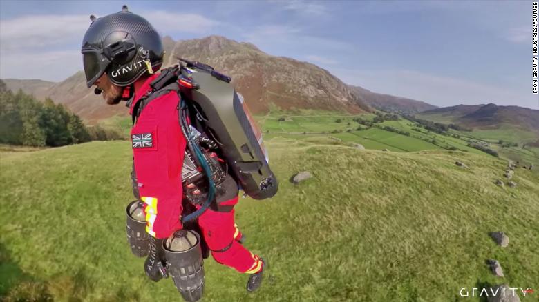 There are hopes the jet suit could have huge potential to deliver emergency care.