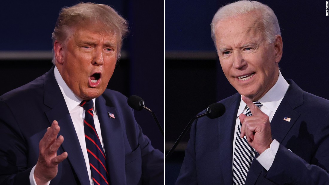 Biden and Trump will have their microphones muted during portions of the second and final presidential debate