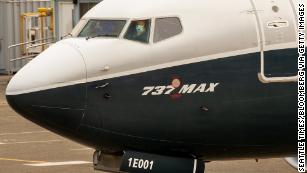 Steve Dickson, administrator of the Federal Aviation Administration, bringing a Boeing Co. 737 Max airplane to a stop after a test flight in Seattle.