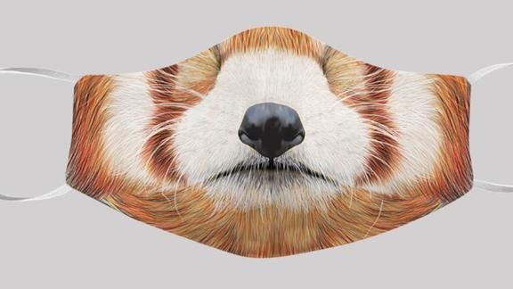 SeesanGeneralGoods Animal Face Masks, Red Panda