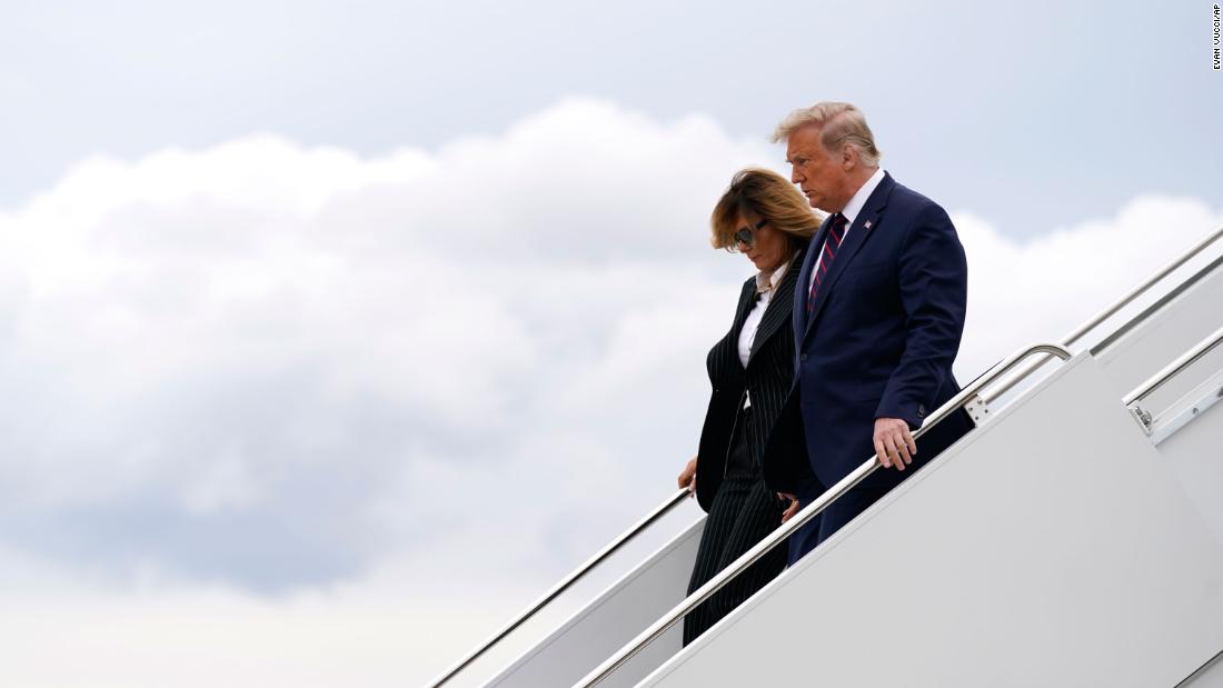 The President tweeted that he and the first lady tested positive after top aide Hope Hicks received a positive result