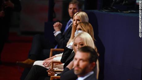 Trump's eldest children split up on his way