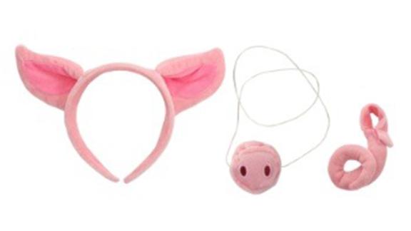 Pig Nose, Ears and Tail Set 
