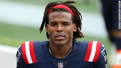 Cam Newton of the New England Patriots was placed on the Reserve/Covid-19 list on Saturday.
