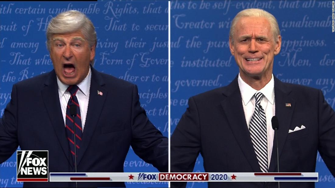 'SNL' returns with Alec Baldwin's Donald Trump taking on Jim Carrey's Joe Biden