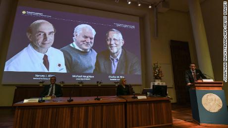 Nobel Prize in Medicine awarded to US-UK trio for discovery of hepatitis C virus