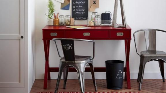 Threshold Campaign Wood Writing Desk With Drawers