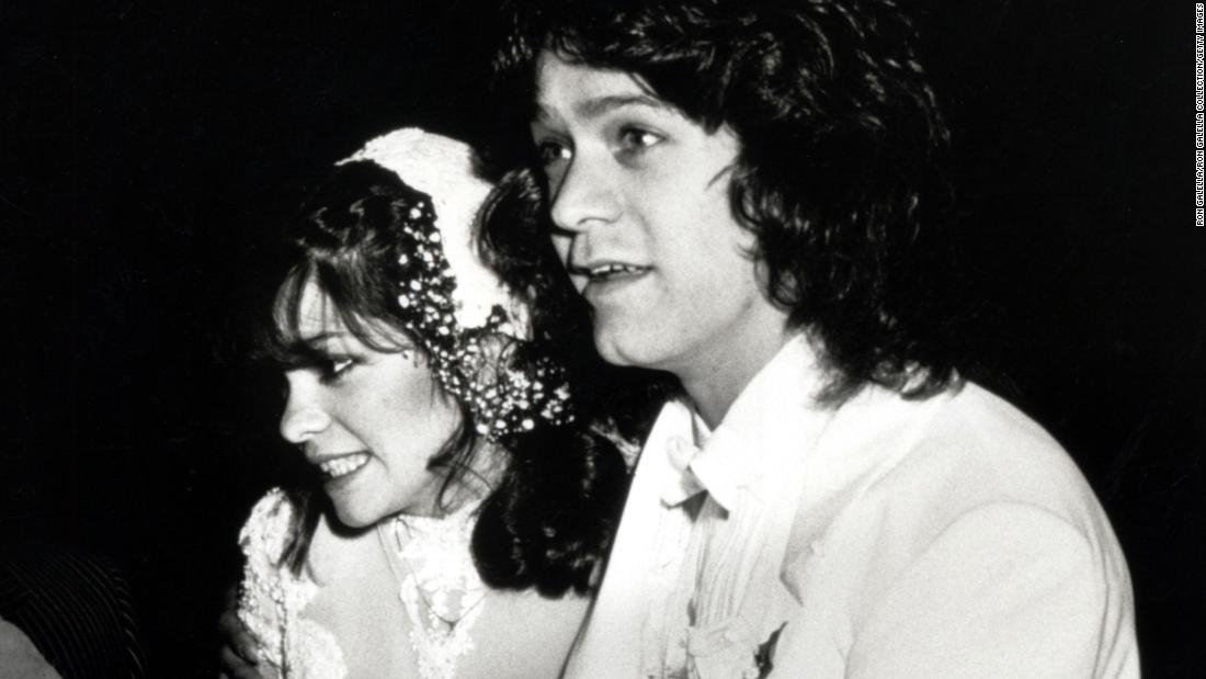 Van Halen and actress Valerie Bertinelli marry at St. Paul&#39;s Catholic Church in Westwood, California, on April 11, 1981. Together they had a son, Wolfgang. The couple divorced in 2007.