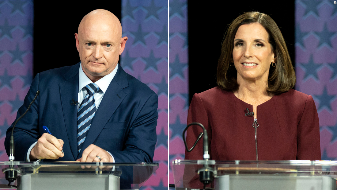 Arizona Senate debate turns on Trump